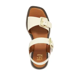Hot Luno Double Strap Flatform Sandals Women Heels