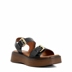 Clearance Luno Double Strap Flatform Sandals Women Heels
