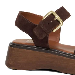 Hot Luno Double Strap Flatform Sandals Women Sandals