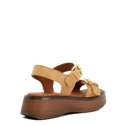 Luno Double Strap Flatform Sandals Women Heels