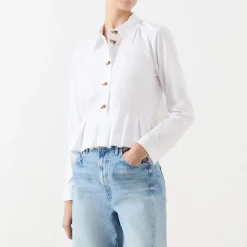Discount Lustona Peplum Shirt Women Tops