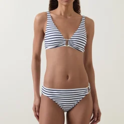 Hot Lux Striped Hipster Bikini Briefs Women Swimwear & Beachwear