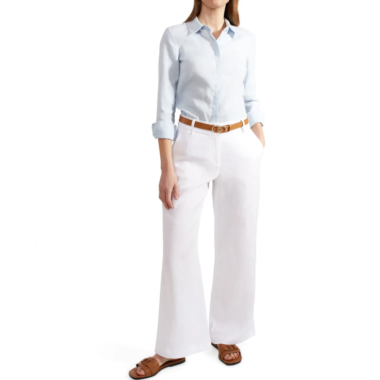 Clearance Lynn Linen Trousers Women Trousers & Shorts