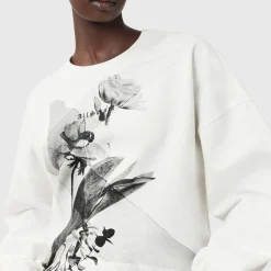 Discount Lyss Lila Floral Logo Sweatshirt Women Sweatshirts & Hoodies