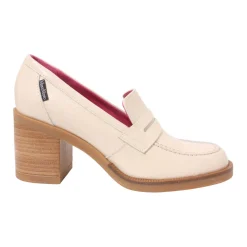M672 Block Heel Loafers Women Loafers