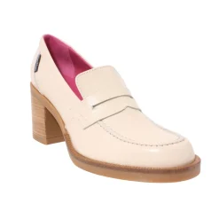 M672 Block Heel Loafers Women Loafers