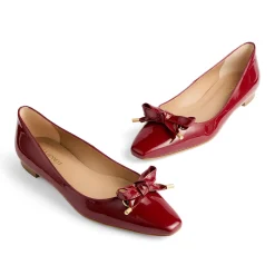Best Mabel Bow Pointed Toe Flats Women Flats