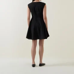 Maddie Cap-Sleeve Mini Flared Dress Women Dresses