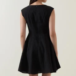 Maddie Cap-Sleeve Mini Flared Dress Women Dresses