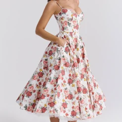 Clearance Mademoiselle Rose Tulle Dress Women Dresses
