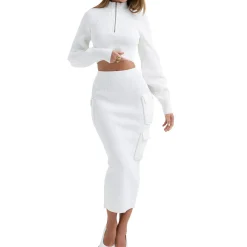 Best Maeve Ribbed Knit Cargo Skirt Women Skirts