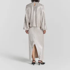 Online Maia Sequin Blouse Women Tops