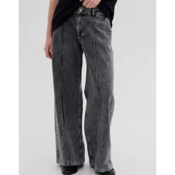 Malo 143 Mid-Rise Wide-Leg Jeans Women Denim