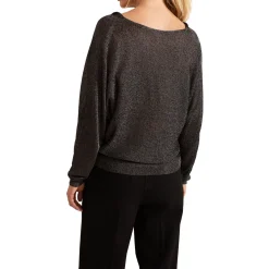 Clearance Malti Metallic-Knit Sweater Women Sweaters & Cardigans