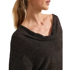 Clearance Malti Metallic-Knit Sweater Women Sweaters & Cardigans