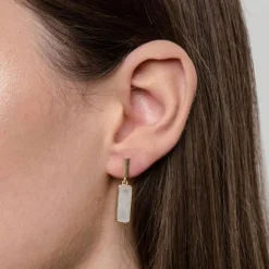 Hot Manhattan Moonstone Drop Earrings Women Earrings