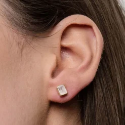 Sale Manhattan Moonstone Stud Earrings Women Earrings