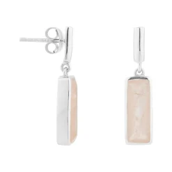 Online Manhattan Rose Quartz Drop Earrings Women Earrings