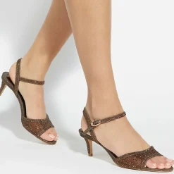 Clearance Manicure Embellished Heeled Sandals Women Heels