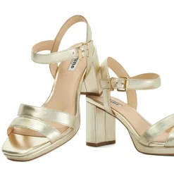 Manifesting Block Heel Sandals Women Heels