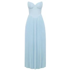 Clearance Marcella Pleated Gown Women Dresses