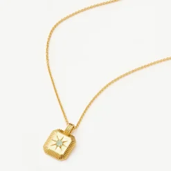 Outlet March Birthstone Necklace Women Necklaces