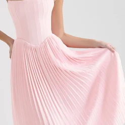 Marci Corset Pleated Dress Women Dresses
