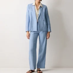 Online Maree Irish Linen Cropped Blazer Women Coats & Jackets