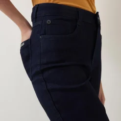 Hot Margot Cropped Straight Leg Jeans Women Denim