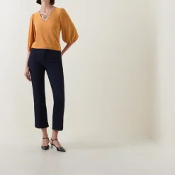 Hot Margot Cropped Straight Leg Jeans Women Denim