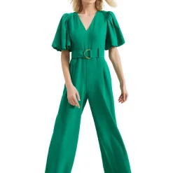 Best Margot Puff-Sleeve Jumpsuit Women Jumpsuits