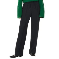 Outlet Maria Crepe Straight Leg Trousers Women Trousers & Shorts