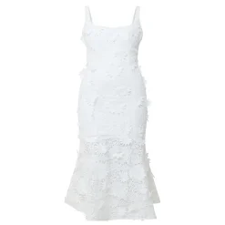 Hot Marico Floral Lace Fitted Dress Women Dresses|Occasion Dressing