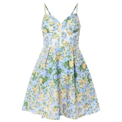 Clearance Marigold Floral Mini Dress Women Dresses