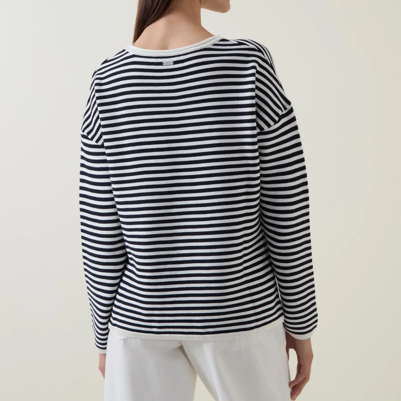 Hot Marine Striped Sweater Women Sweaters & Cardigans