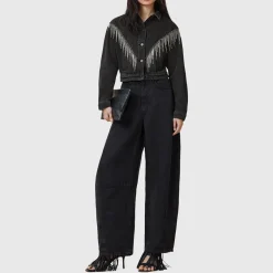 Online Marlene Fringed Denim Jacket Women Coats & Jackets