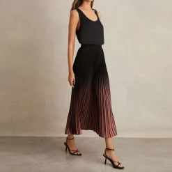 Sale Marlie Ombré Pleated Skirt Women Skirts