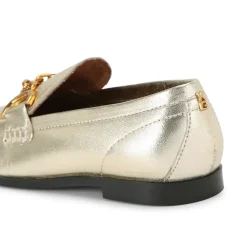 Hot Marrisa Metallic Leather Loafers Women Loafers