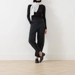 Clearance Massachusetts Fine-Knit Turtleneck Women Tops