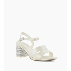 Outlet Matrimony Jewel-Embellished Block Heels Women Heels