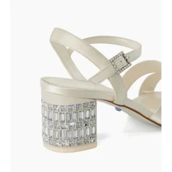 Outlet Matrimony Jewel-Embellished Block Heels Women Heels