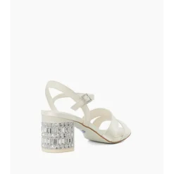 Outlet Matrimony Jewel-Embellished Block Heels Women Heels