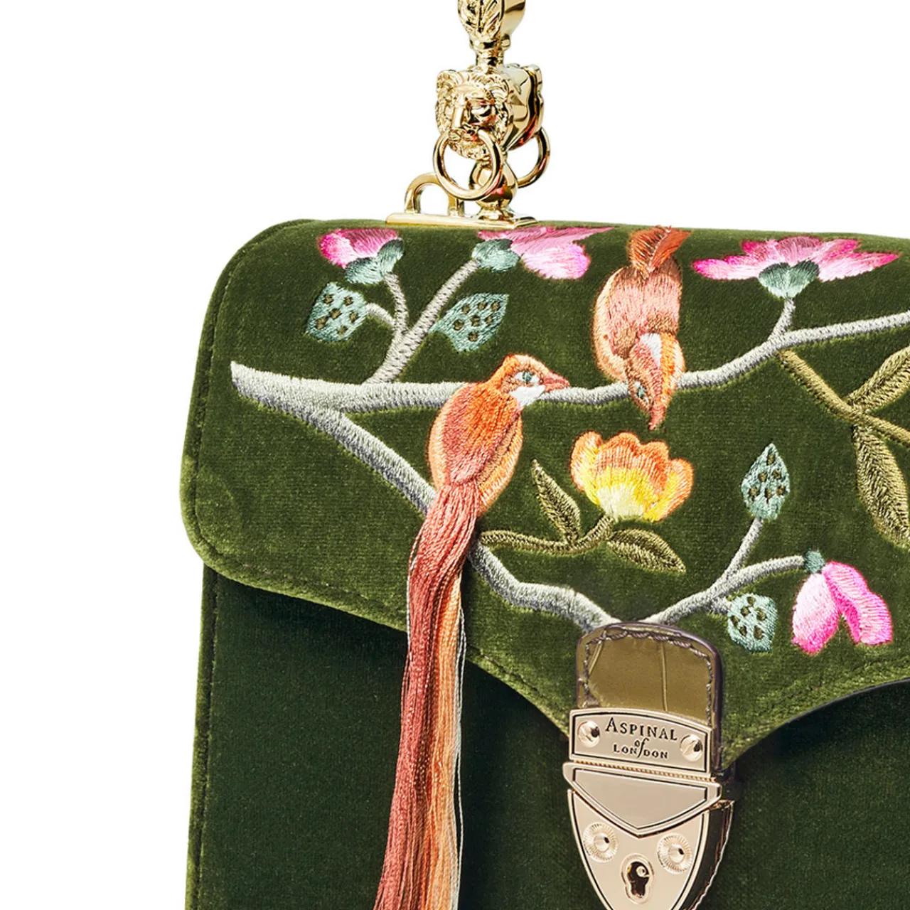 Sale Mayfair® Embroidered Birds of Paradise Midi Crossbody Bag Women Crossbody Bags