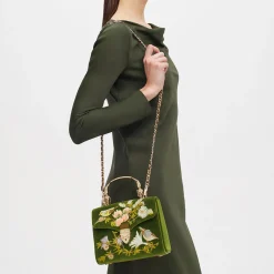 Outlet Mayfair® Embroidered English Garden Midi Crossbody Bag Women Crossbody Bags|Top Handle Bags