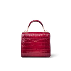 New Mayfair® Mini Croc-Embossed Top Handle Bag Women Crossbody Bags|Top Handle Bags