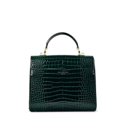 Best Mayfair® Patent-Croc Crossbody Bag Women Crossbody Bags|Top Handle Bags