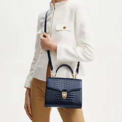 Clearance Mayfair® Patent-Croc Crossbody Bag Women Crossbody Bags|Top Handle Bags