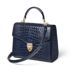 Clearance Mayfair® Patent-Croc Crossbody Bag Women Crossbody Bags|Top Handle Bags