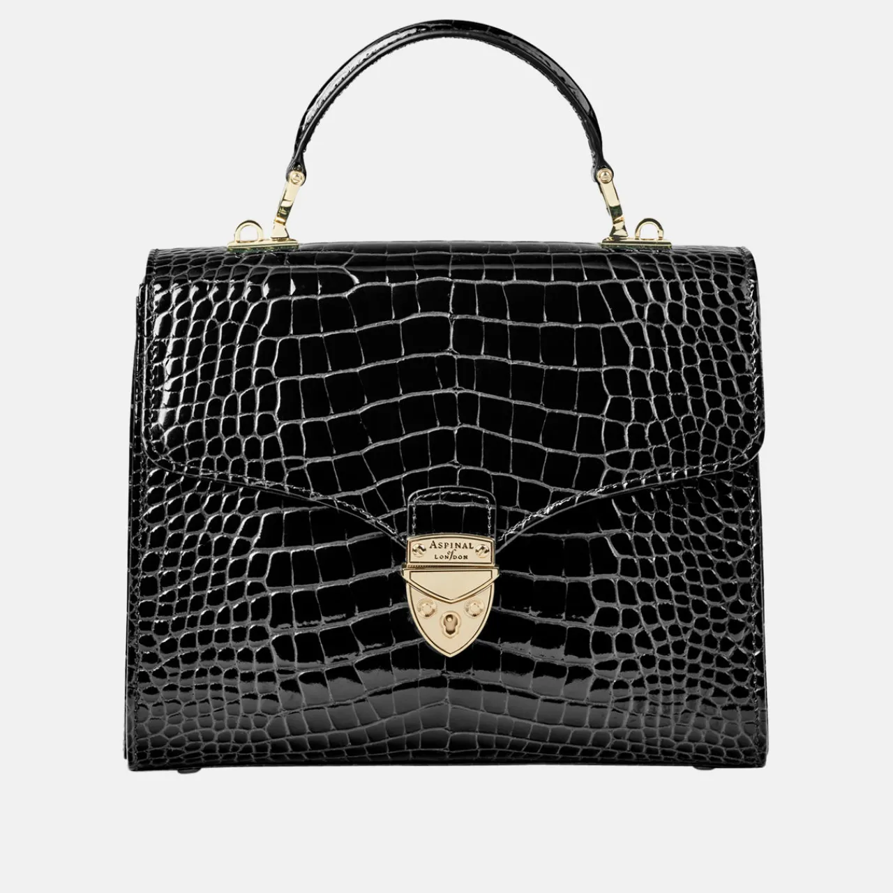Sale Mayfair® Patent-Croc Crossbody Bag Women Crossbody Bags