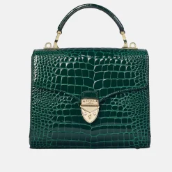 Outlet Mayfair® Patent-Croc Midi Crossbody Bag Women Crossbody Bags